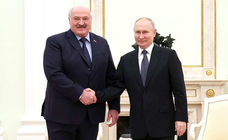 Александр Лукашенко и Владимир Путин