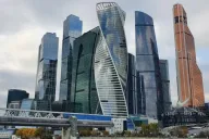 В одной из башен Москва-сити начался пожар